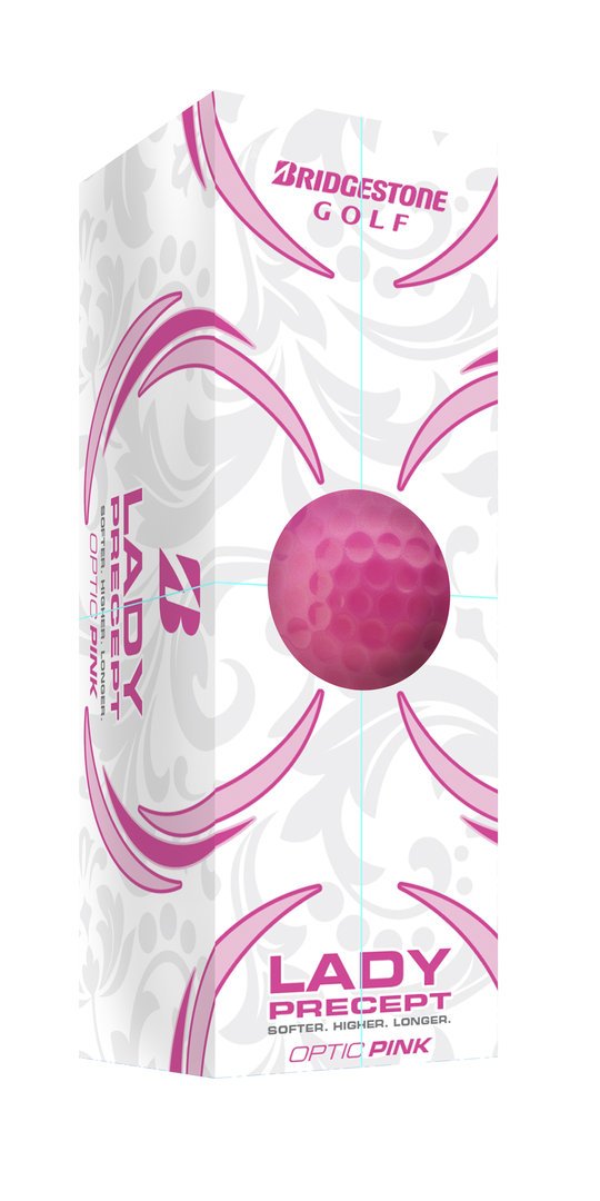 Bridgestone Lady Precept Golfbälle Dutzend pink
